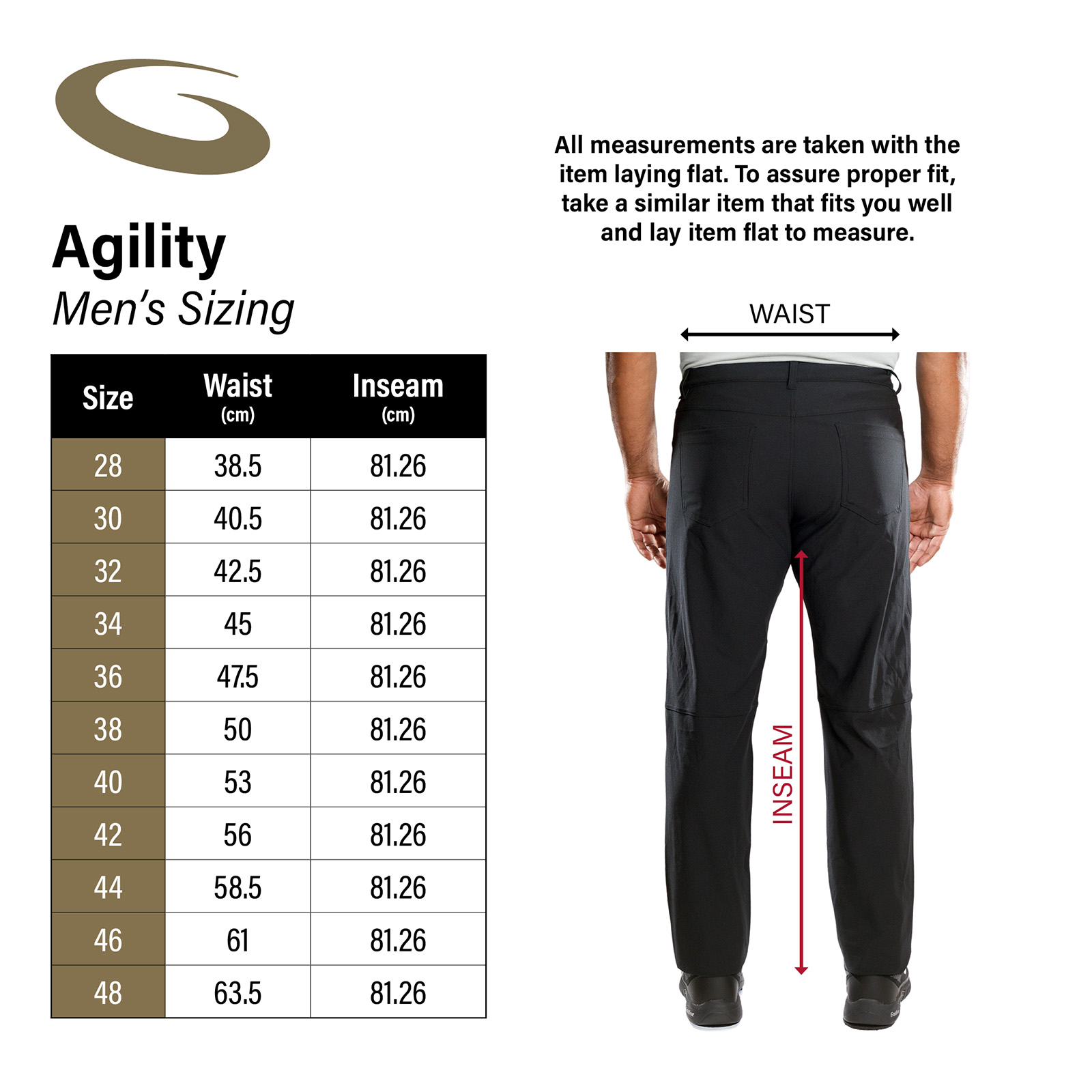 Agility Curling Pants | Goldline Curling Supplies