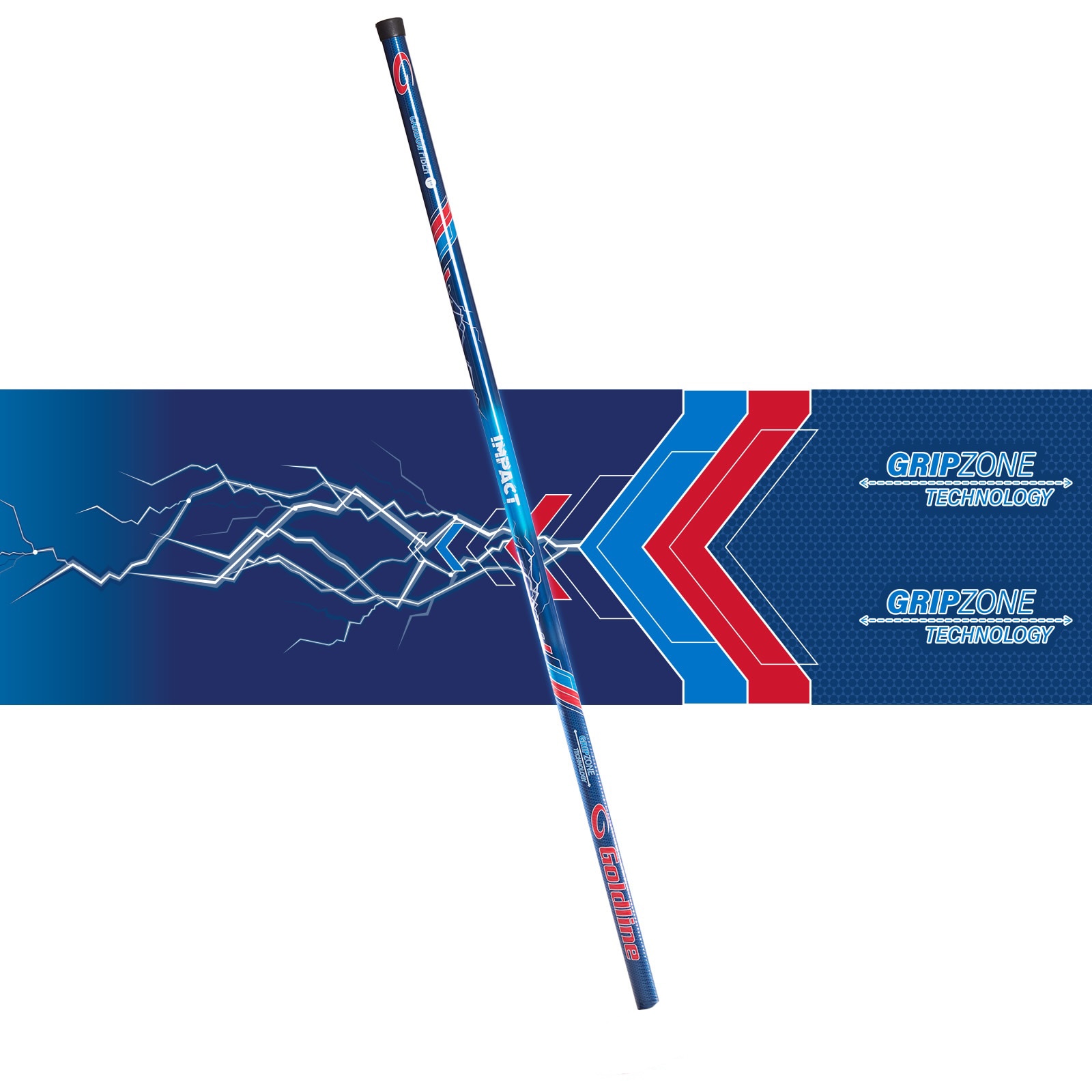 Carbon Fiber Handle with Grip | Goldline Curling Gear and Brooms