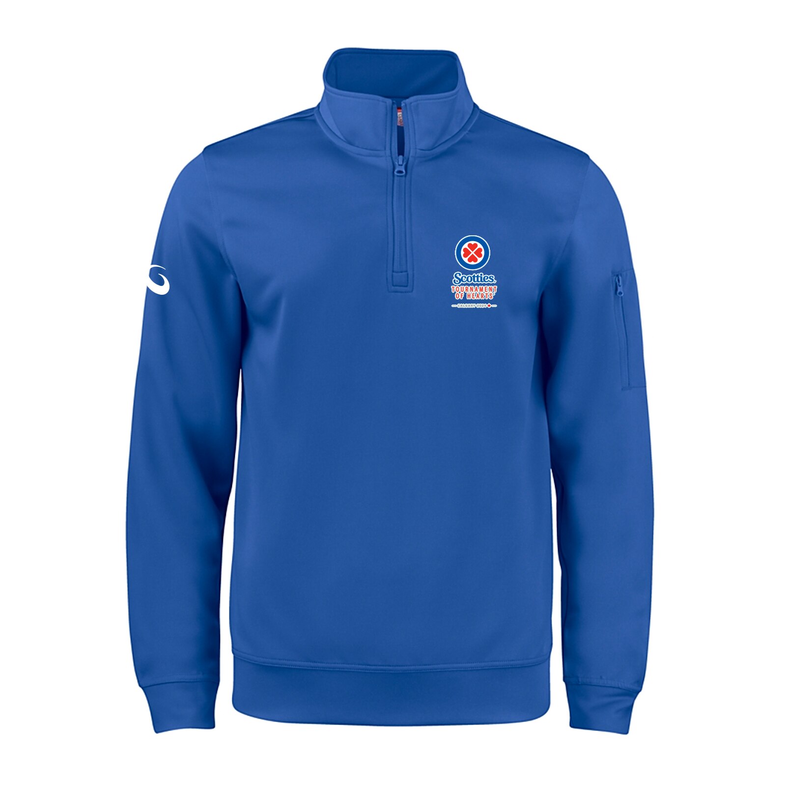 2024 Scotties Half Zip Unisex Pullover Officially Licensed Curling