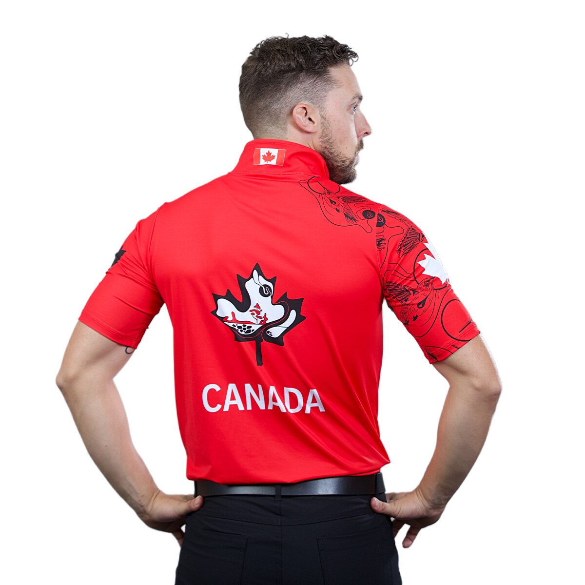 Officially Licensed Custom Team Canada 2026 Men's Short Sleeve