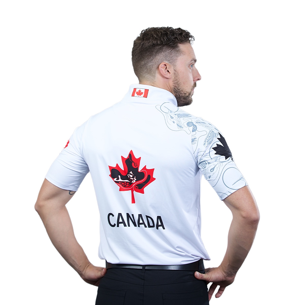 Officially Licensed Custom Team Canada 2026 Men's Short Sleeve