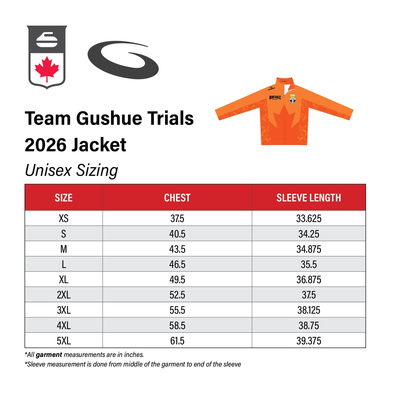 Trials 2025 Replica Jacket | Goldline Curling